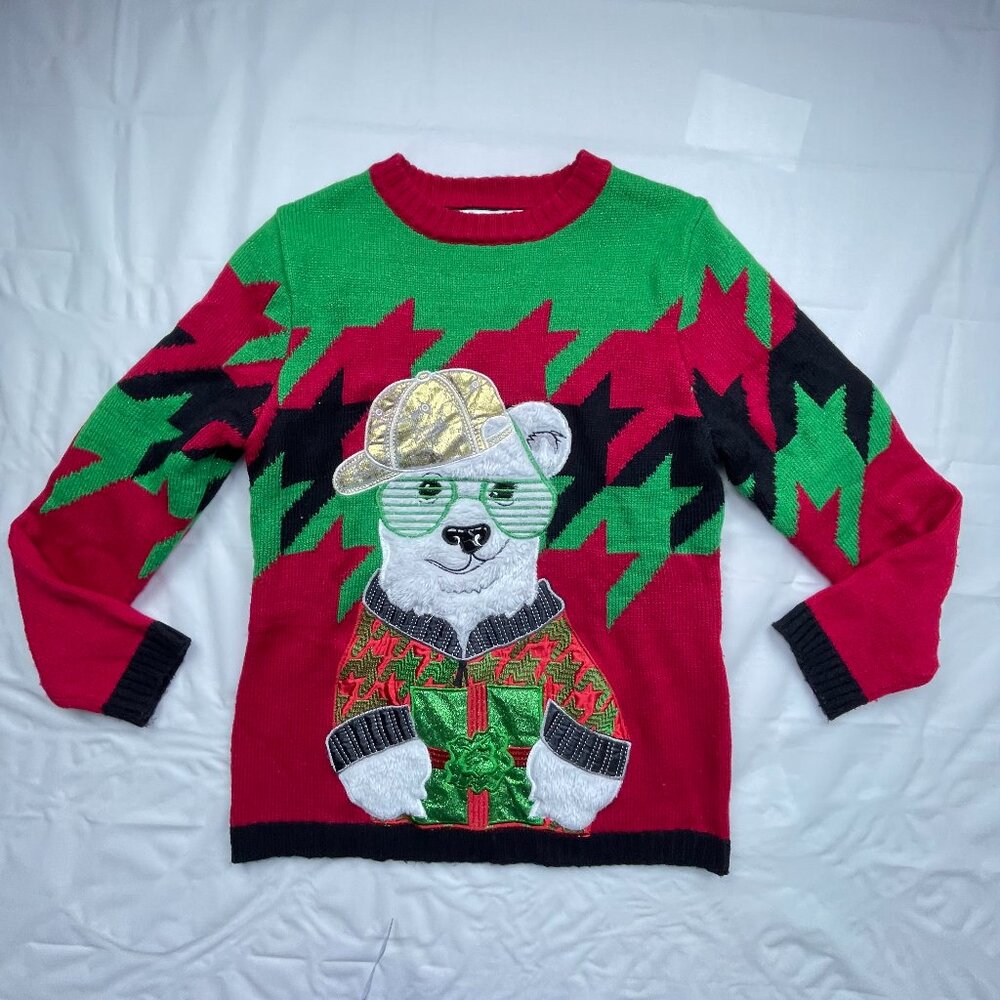 Celebrate Together (Christmas Ugly Sweater) Boys Size L